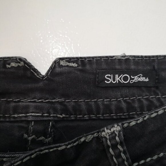 Suko Jeans Ladies Size 10 Narrow Legs Black Jeans - Picture 3 of 13